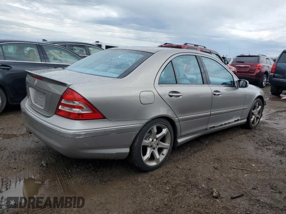 2007 Mercedes-Benz C 230 Sport with VIN WDBRF52H77E024054, listed as a Copart auction lot 54366155 with 99,409 mi miles and Clean Title. Bid and sale history available at DreamBid. Image 3.