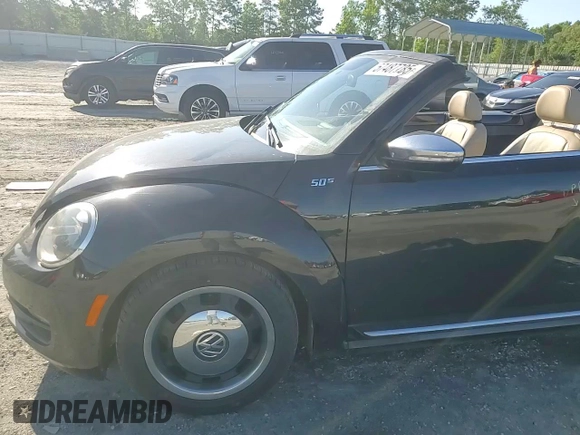 2013 Volkswagen Beetle 50s Edition with VIN 3VW5P7AT8DM801715, listed as a Copart auction lot 57487785 with 107,585 mi miles and Salvage title. Bid and sale history available at DreamBid. Image 13.