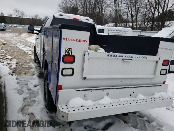 2022 Ford F-250 XL with VIN 1FT7X2B68NED37016, listed as a Copart auction lot 45177185 with 38,308 mi miles and Salvage Title. Bid and sale history available at DreamBid. Image 2.