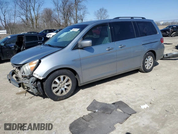 2010 Honda Odyssey EX-L with VIN 5FNRL3H69AB083889, listed as a Copart auction lot 49620105 with 0 mi miles and Salvage Title. Bid and sale history available at carsss.com. Image 1.