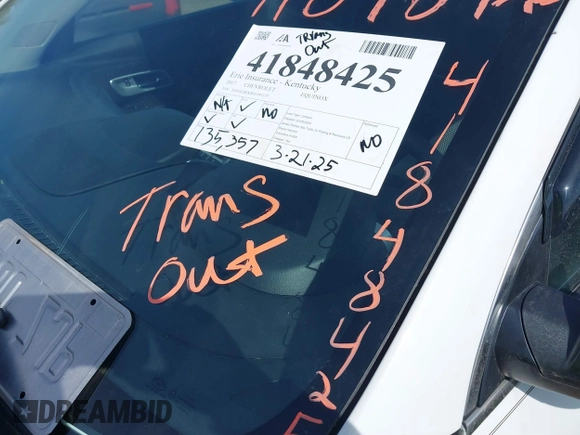 2017 Chevrolet Equinox LS with VIN 2GNALBEK8H1593177, listed as a IAAI auction lot 41848425 with 135,357 mi miles. Bid and sale history available at carsss.com. Image 17.