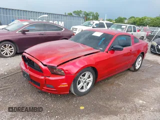 2013 Ford Mustang V6 with VIN 1ZVBP8AM9D5283332, listed as a IAAI auction lot 42471456 with 108,514 mi miles and . Bid and sale history available at DreamBid. Image 2.