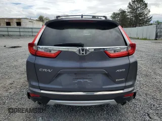 2018 Honda CR-V Touring with VIN 5J6RW2H96JL004858, listed as a Copart auction lot 56644945 with 27,642 mi miles and Salvage title. Bid and sale history available at DreamBid. Image 6.