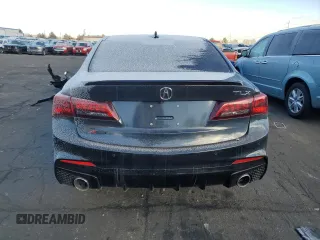 2019 Acura TLX w/A-Spec Pkg with VIN 19UUB1F63KA003695, listed as a Copart auction lot 85386954 with 46,361 mi miles and Salvage title. Bid and sale history available at DreamBid. Image 6.