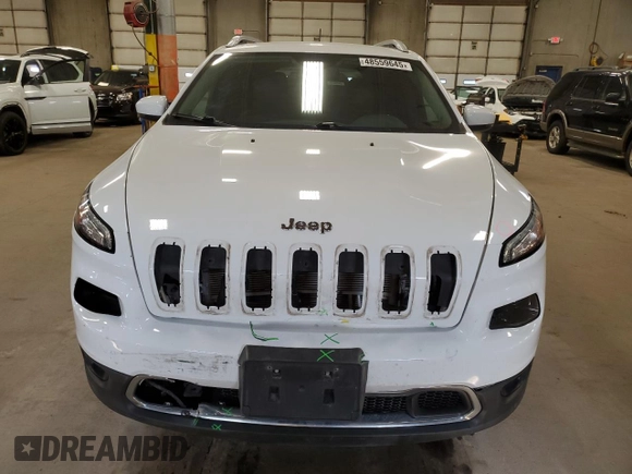 2017 Jeep Cherokee Limited with VIN 1C4PJMDS7HW658860, listed as a Copart auction lot 48559645 with 129,861 mi miles and Salvage Title. Bid and sale history available at carsss.com. Image 5.