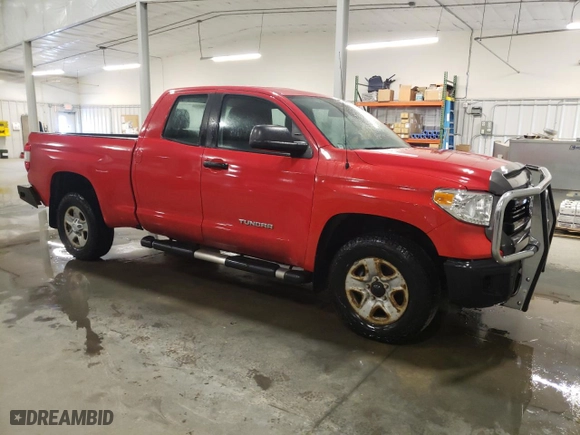 2014 Toyota Tundra 4WD Truck SR with VIN 5TFUM5F11EX052500, listed as a Copart auction lot 43143885 with 142,653 mi miles and Salvage Title. Bid and sale history available at carsss.com. Image 4.