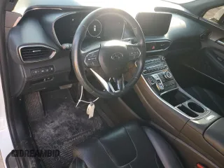 2022 Hyundai Santa Fe Calligraphy with VIN 5NMS54AL1NH441458, listed as a Copart auction lot 84465554 with 42,150 mi miles and Salvage Title. Bid and sale history available at carsss.com. Image 8.