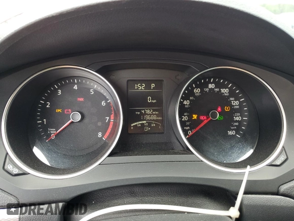 2017 Volkswagen Jetta S с VIN 3VW2B7AJ1HM221907, выставлен на аукционе Copart как лот 58246255 с пробегом 119 688 миль миль и Списание • Salvage title. История ставок и продаж доступна на DreamBid. Изображение 9.