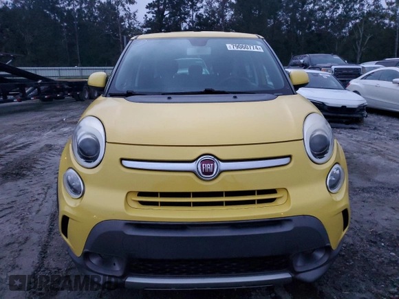 2014 FIAT 500L Trekking with VIN ZFBCFADH6EZ019868, listed as a Copart auction lot 79060774 with 93,118 mi miles and Salvage Title. Bid and sale history available at carsss.com. Image 5.