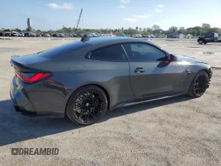 2021 BMW M4 Competition with VIN WBS33AZ05MCG69989, listed as a Copart auction lot 51356855 with 35,654 mi miles and Salvage Title. Bid and sale history available at carsss.com. Image 3.