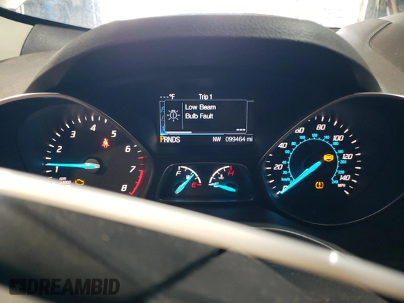 2016 Ford Escape SE with VIN 1FMCU0GX5GUB81499, listed as a Copart auction lot 54064055 with 99,464 mi miles and Salvage Title. Bid and sale history available at carsss.com. Image 9.