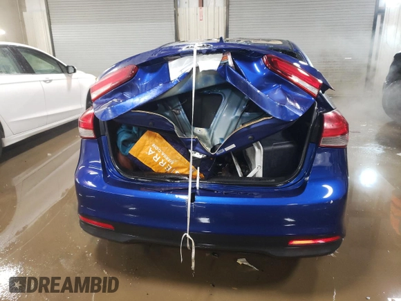 2017 Kia Forte LX with VIN 3KPFK4A7XHE103064, listed as a Copart auction lot 45866225 with 0 mi miles and Non Repairable. Bid and sale history available at carsss.com. Image 6.