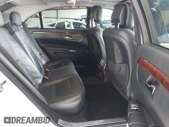 2011 Mercedes-Benz S-Class S 550 with VIN WDDNG7BBXBA366494, listed as a IAAI auction lot 41651356 with 168,618 mi miles. Bid and sale history available at carsss.com. Image 8.