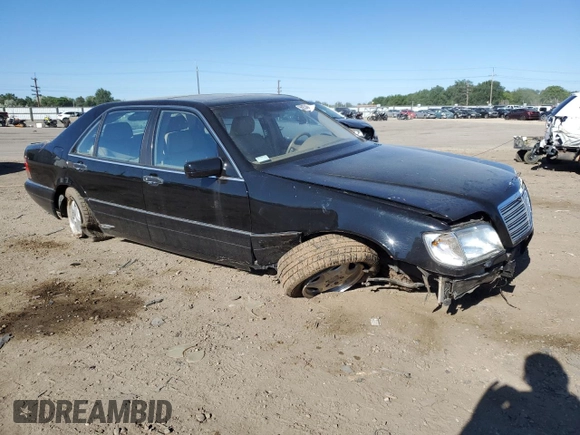 1999 Mercedes-Benz S-Class with VIN WDBGA43G3XA423749, listed as a Copart auction lot 56923464 with 0 mi miles and Salvage Title. Bid and sale history available at carsss.com. Image 4.