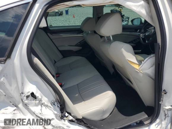 2018 Honda Accord EX-L z VIN 1HGCV1F54JA140248, wystawiony jako Copart lot #58179375 z przebiegiem 37 086 mil mil oraz Szkoda całkowita • Salvage title. Historia ofert i sprzedaży dostępna na DreamBid. Obrazek 10.