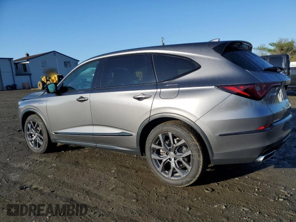 2022 Acura MDX w/A-Spec Package with VIN 5J8YE1H0XNL046182, listed as a Copart auction lot 52185995 with 34,758 mi miles and Salvage title. Bid and sale history available at DreamBid. Image 2.