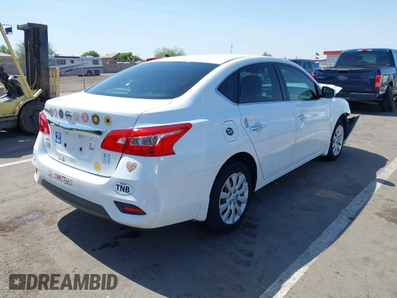 2017 Nissan Sentra S with VIN 3N1AB7APXHY248697, listed as a IAAI auction lot 42484566 with 96,615 mi miles and . Bid and sale history available at DreamBid. Image 4.