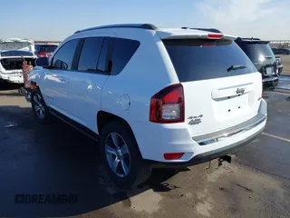 2016 Jeep Compass High Altitude Edition with VIN 1C4NJDEB8GD546245, listed as a IAAI auction lot 41557037 with 116,672 mi miles. Bid and sale history available at carsss.com. Image 3.
