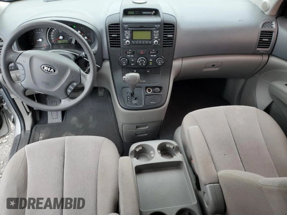 2010 Kia Sedona LX with VIN KNDMG4C3XA6359266, listed as a Copart auction lot 49822195 with 168,169 mi miles and Salvage Title. Bid and sale history available at carsss.com. Image 8.