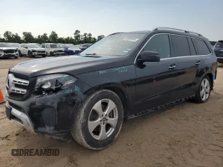 2017 Mercedes-Benz GLS 450 with VIN 4JGDF6EE6HA927321, listed as a Copart auction lot 54985944 with 114,078 mi miles and Salvage Title. Bid and sale history available at DreamBid. Image 1.