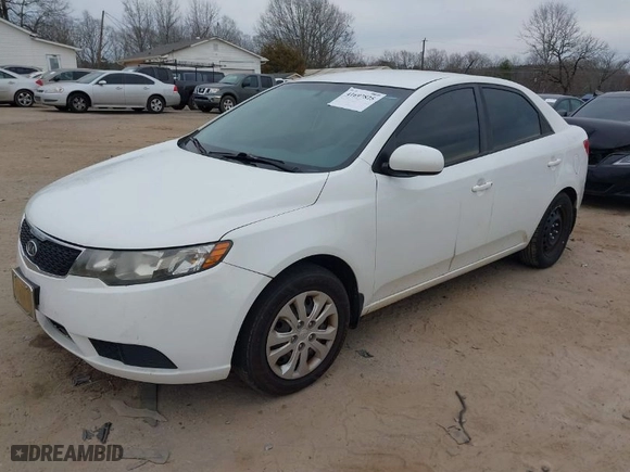 2012 Kia Forte LX with VIN KNAFT4A23C5581443, listed as a IAAI auction lot 41697825 with 115,184 mi miles. Bid and sale history available at carsss.com. Image 2.