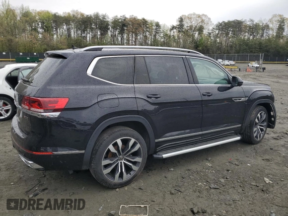 2022 Volkswagen Atlas SEL Premium R-Line with VIN 1V2FR2CA3NC515322, listed as a Copart auction lot 53089235 with 36,581 mi miles and Salvage title. Bid and sale history available at DreamBid. Image 3.