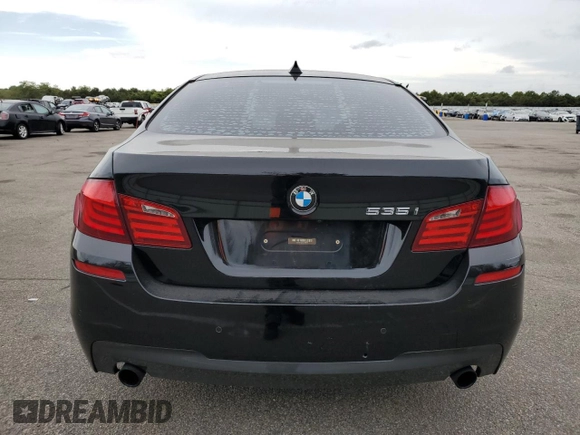 2013 BMW 5 Series 535i with VIN WBAFR7C59DC826797, listed as a Copart auction lot 72140164 with 236,901 mi miles and Salvage title. Bid and sale history available at DreamBid. Image 6.