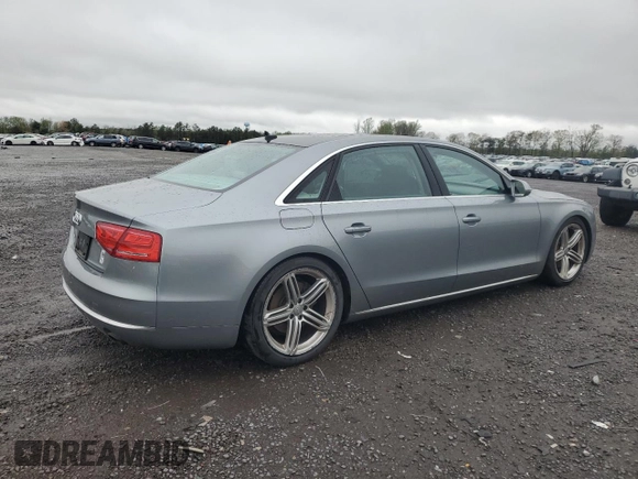 2013 Audi A8 L 3.0L with VIN WAURGAFD3DN002771, listed as a Copart auction lot 51695195 with 117,786 mi miles and Clean Title. Bid and sale history available at carsss.com. Image 3.