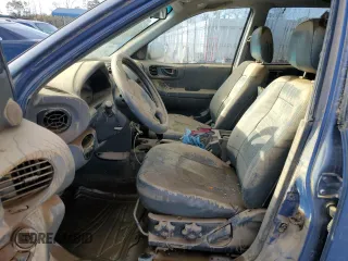 2002 Hyundai Santa Fe GLS with VIN KM8SC13DX2U204235, listed as a Copart auction lot 80680954 with 0 mi miles and Salvage Title. Bid and sale history available at carsss.com. Image 7.