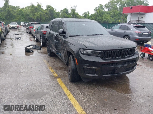 2024 Jeep Grand Cherokee Limited with VIN 1C4RJKBG4R8926264, listed as a IAAI auction lot 42361628 with 23,195 mi miles and . Bid and sale history available at DreamBid. Image 1.