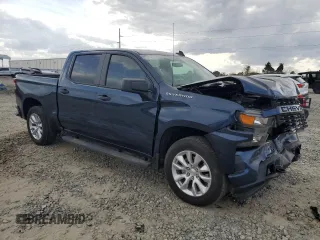 2020 Chevrolet Silverado 1500 Custom with VIN 3GCPWBEF9LG202504, listed as a Copart auction lot 47839525 with 14,233 mi miles and Non Repairable. Bid and sale history available at carsss.com. Image 4.