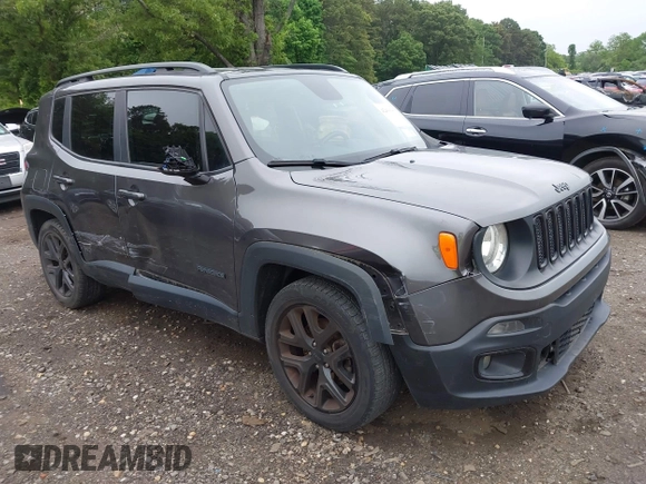 2018 Jeep Renegade Altitude с VIN ZACCJABB6JPH23913, выставлен на аукционе IAAI как лот 42439183 с пробегом 58 017 миль миль и . История ставок и продаж доступна на DreamBid. Изображение 1.