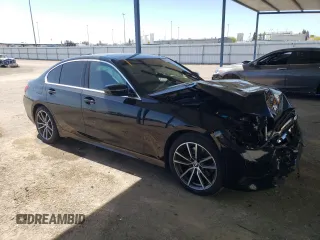 2021 BMW 3 Series 330e with VIN 3MW5P7J09M8B74912, listed as a Copart auction lot 50391615 with 0 mi miles and Salvage Title. Bid and sale history available at carsss.com. Image 4.