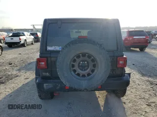 2021 Jeep Wrangler Unlimited Rubicon with VIN 1C4HJXFN6MW559471, listed as a Copart auction lot 48459855 with 33,495 mi miles and Salvage title. Bid and sale history available at DreamBid. Image 6.