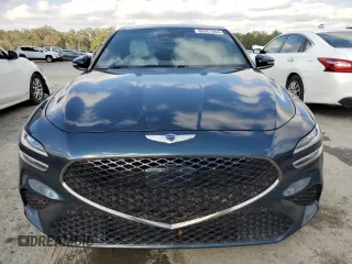 2022 Genesis G70 3.3T with VIN KMTG54TE9NU084593, listed as a Copart auction lot 80367864 with 27,100 mi miles and Salvage Title. Bid and sale history available at DreamBid. Image 5.