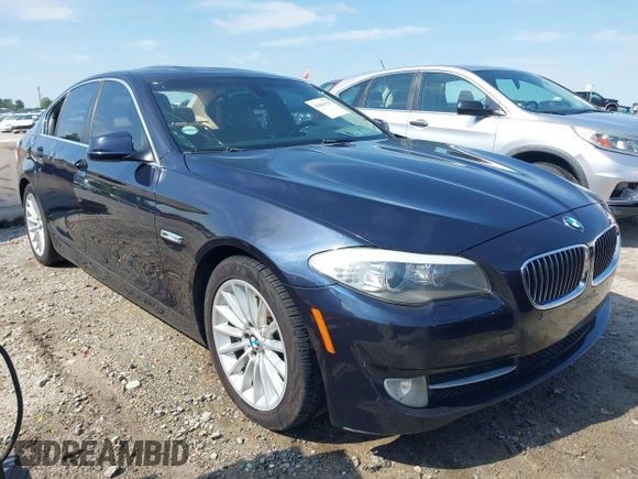 2011 BMW 5 Series 535i with VIN WBAFR7C50BC600838, listed as a IAAI auction lot 41981329 with 188,520 mi miles and . Bid and sale history available at carsss.com. Image 1.