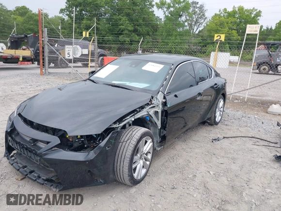 2024 Lexus IS 300 with VIN JTHCA1D29R5132121, listed as a IAAI auction lot 42084925 with 1,335 mi miles and . Bid and sale history available at DreamBid. Image 18.