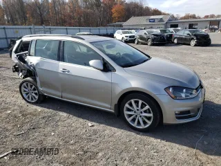 2017 Volkswagen Golf SportWagen S with VIN 3VWC17AU5HM528269, listed as a Copart auction lot 79165564 with 94,361 mi miles and Salvage Title. Bid and sale history available at carsss.com. Image 4.