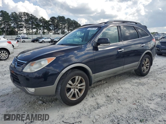 2012 Hyundai Veracruz Limited with VIN KM8NU4CC6CU187115, listed as a Copart auction lot 55298735 with 288,130 mi miles and Clean Title. Bid and sale history available at DreamBid. Image 1.