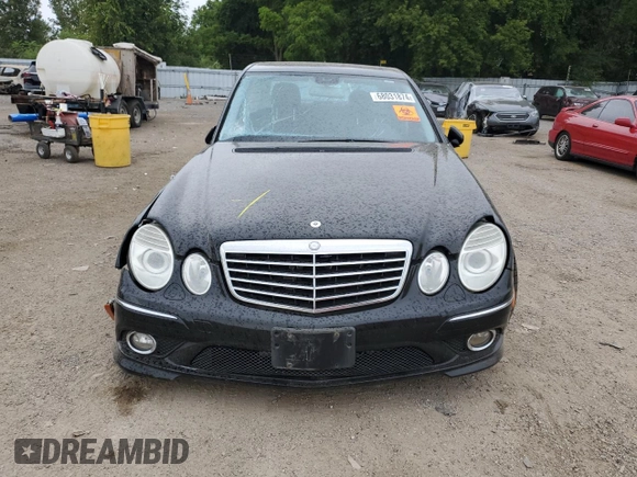 2009 Mercedes-Benz E-Class Sport 5.5L with VIN WDBUF72X39B391020, listed as a Copart auction lot 68031874 with 204,134 mi miles and Non Repairable. Bid and sale history available at carsss.com. Image 5.