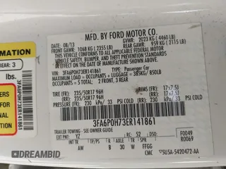 2014 Ford Fusion SE with VIN 3FA6P0H73ER141861, listed as a IAAI auction lot 41839060 with 174,996 mi miles. Bid and sale history available at carsss.com. Image 9.