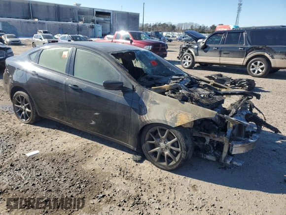 2014 Dodge Dart GT with VIN 1C3CDFEB2ED903463, listed as a Copart auction lot 87357044 with 0 mi miles and Salvage Title. Bid and sale history available at carsss.com. Image 4.