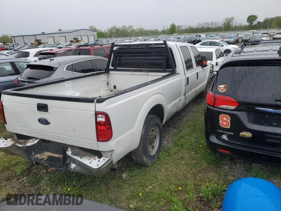 2016 Ford F-250 XL with VIN 1FT7W2A66GEA20892, listed as a Copart auction lot 48762155 with 187,187 mi miles and Salvage title. Bid and sale history available at DreamBid. Image 3.