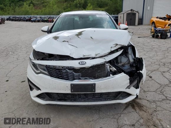 2019 Kia Optima LX with VIN 5XXGT4L34KG311998, listed as a Copart auction lot 56686955 with 135,484 mi miles and Salvage title. Bid and sale history available at DreamBid. Image 5.