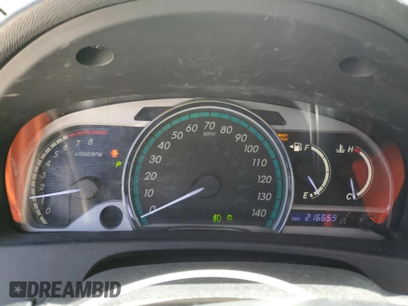 2013 Toyota Venza LE with VIN 4T3BK3BB7DU078215, listed as a Copart auction lot 52984985 with 216,659 mi miles and Salvage Title. Bid and sale history available at DreamBid. Image 9.