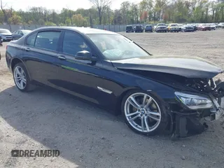 2015 BMW 7 Series with VIN WBAYG6C59FD383735, listed as a IAAI auction lot 42106255 with 107,936 mi miles and . Bid and sale history available at DreamBid. Image 1.