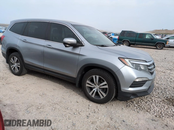 2018 Honda Pilot EX-L with VIN 5FNYF6H57JB071851, listed as a Copart auction lot 50765215 with 55,420 mi miles and Salvage Title. Bid and sale history available at carsss.com. Image 4.