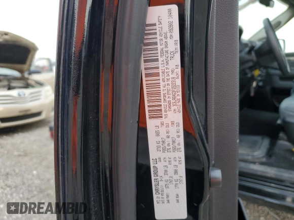 2015 Ram 1500 Tradesman with VIN 3C6JR6AG3FG522318, listed as a Copart auction lot 44561335 with 216,098 mi miles and Clean title. Bid and sale history available at DreamBid. Image 12.