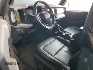 2021 Ford Bronco with VIN 1FMEE5DP4MLA90474, listed as a Copart auction lot 42542495 with 26,674 mi miles and Salvage Title. Bid and sale history available at DreamBid. Image 7.