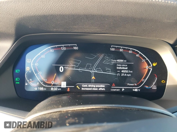 2022 BMW X6 xDrive40i with VIN 5UXCY6C01N9K62454, listed as a Copart auction lot 85250084 with 40,264 mi miles and Salvage Title. Bid and sale history available at carsss.com. Image 9.